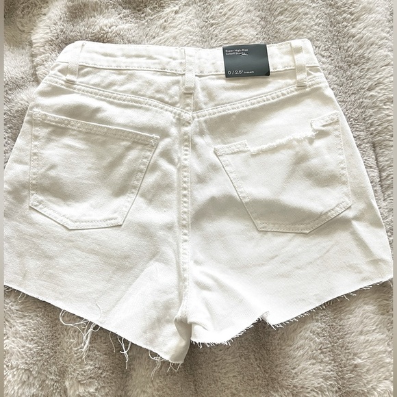 Wild fable cut off white denim shorts - Picture 3 of 5